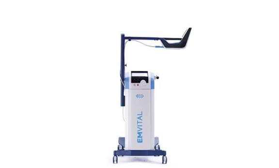 EmVital system — console and treatment arm
